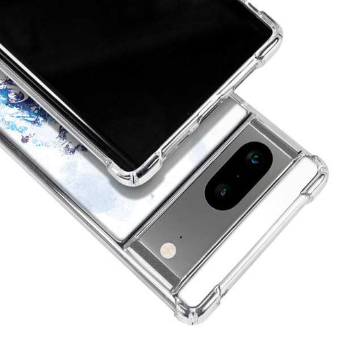 Marvel Avengers Blue Logo Google Pixel 8 Clear Case